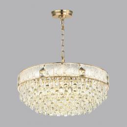 Odeon light 5070/21 HALL (В 2-Х КОРОБКАХ) ODL24 499 золото/прозрачный/матовый/металл/хрусталь/стекло Люстра E14 21*40W FIESTA  - 4 купить